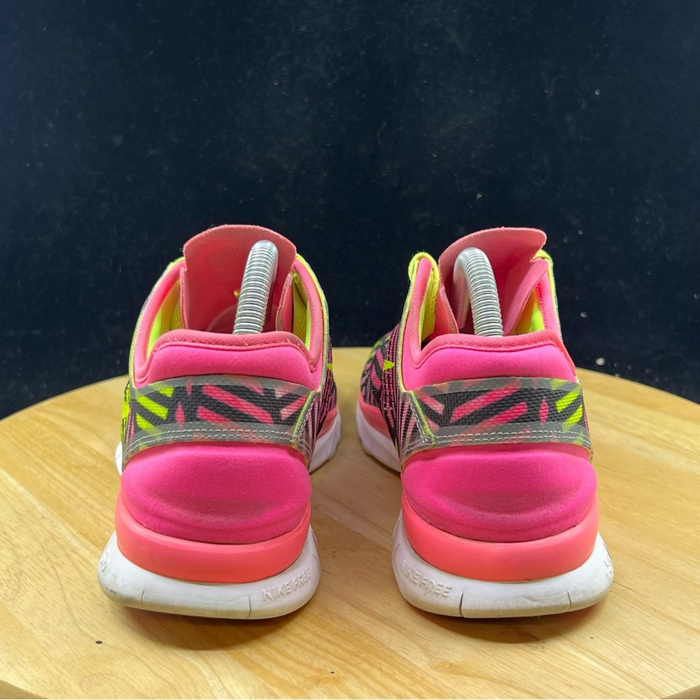 Nike Free 5.0 TR Fit 5 Women's Size 8.5 Pink Neon Running Shoes 704695-600 - Picture 5 of 10